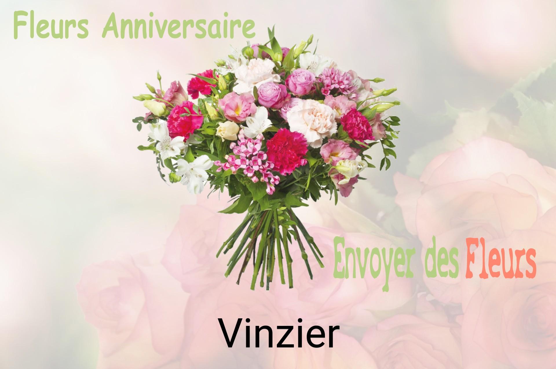 Bouquet de fleurs d’anniversaire livré à Vinzier